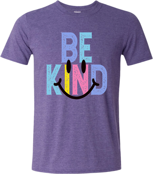 Be Kind T-Shirt – with Smiley Face