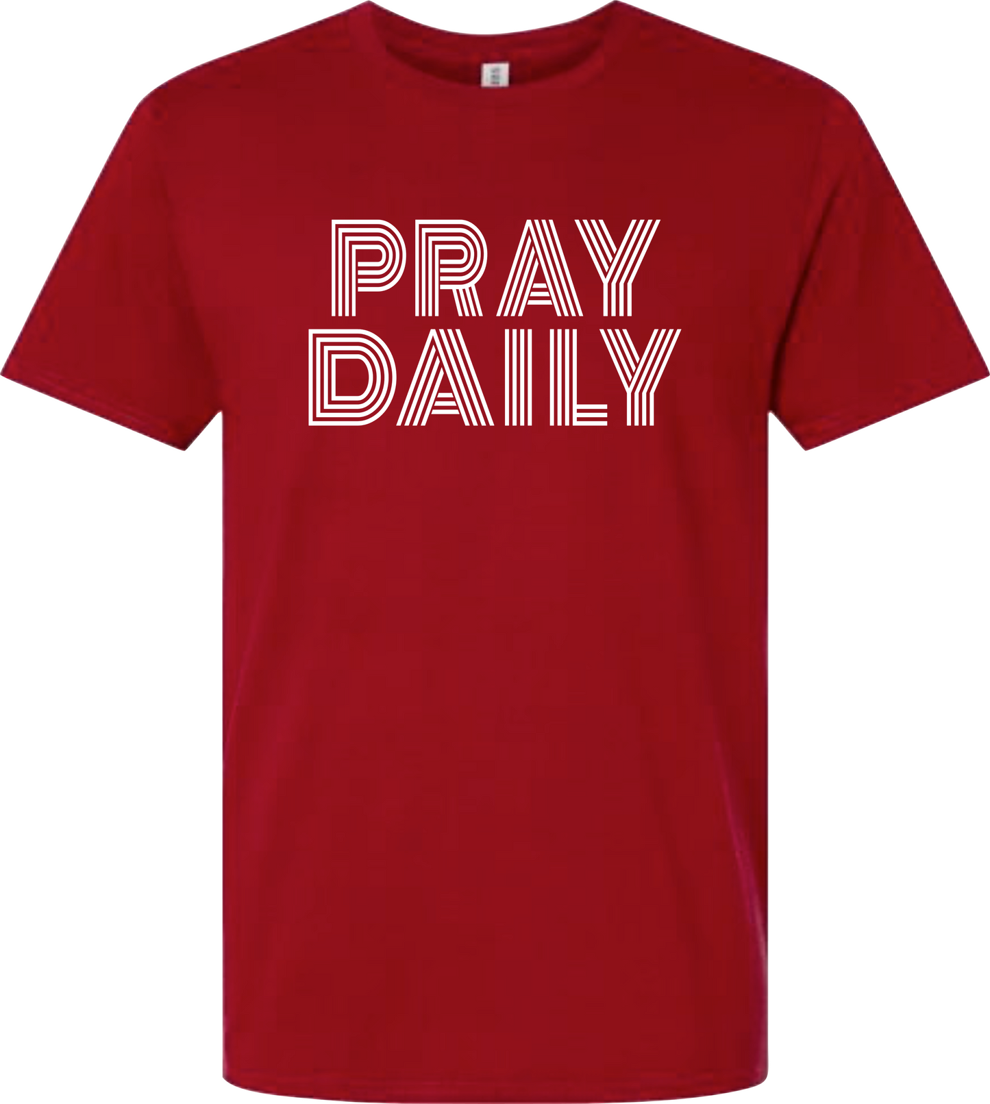 Pray Daily Graphic T-Shirt – Christian Inspirational Tee for Men & Women